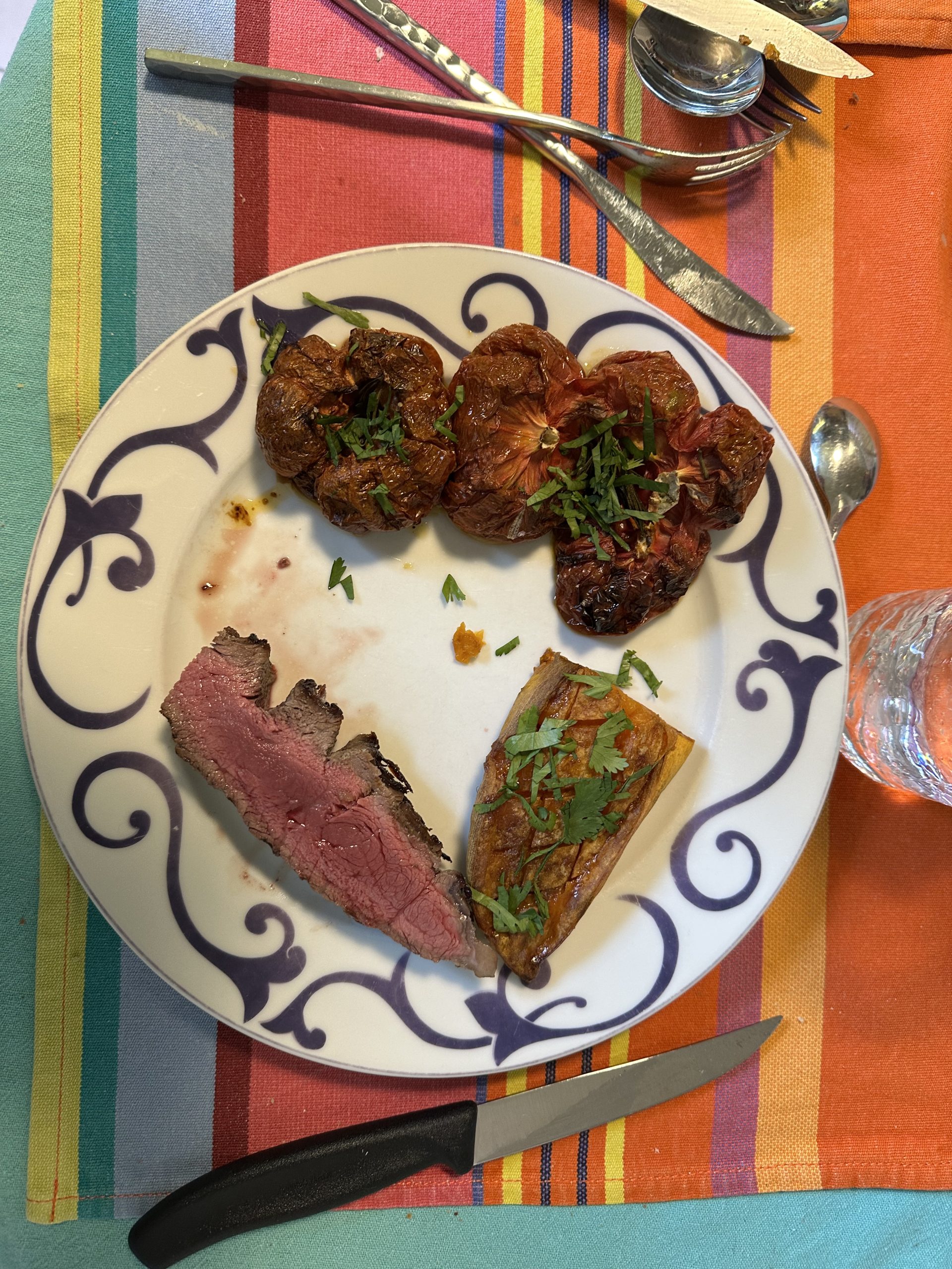 Légumes rôtis au four : aubergine fondante & noire de Crimée